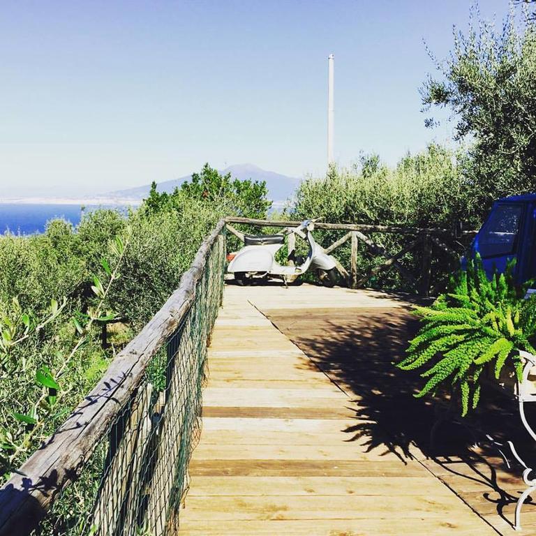 Villa Carolina Sorrento Private Heated Pool And Sea View Exterior foto