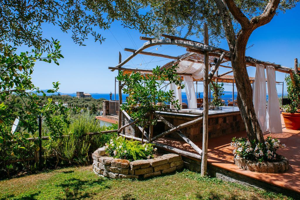 Villa Carolina Sorrento Private Heated Pool And Sea View Exterior foto